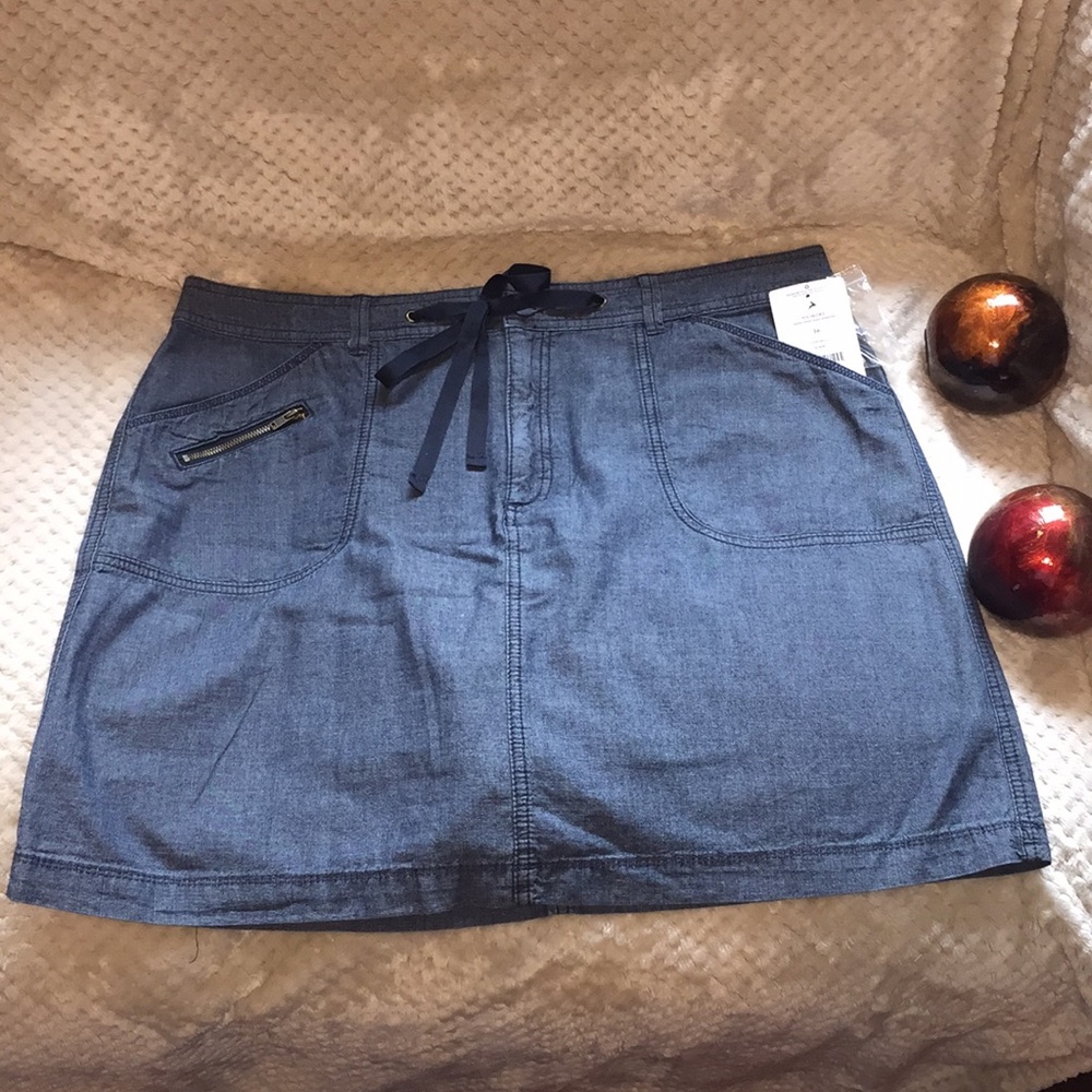 Denim Skort